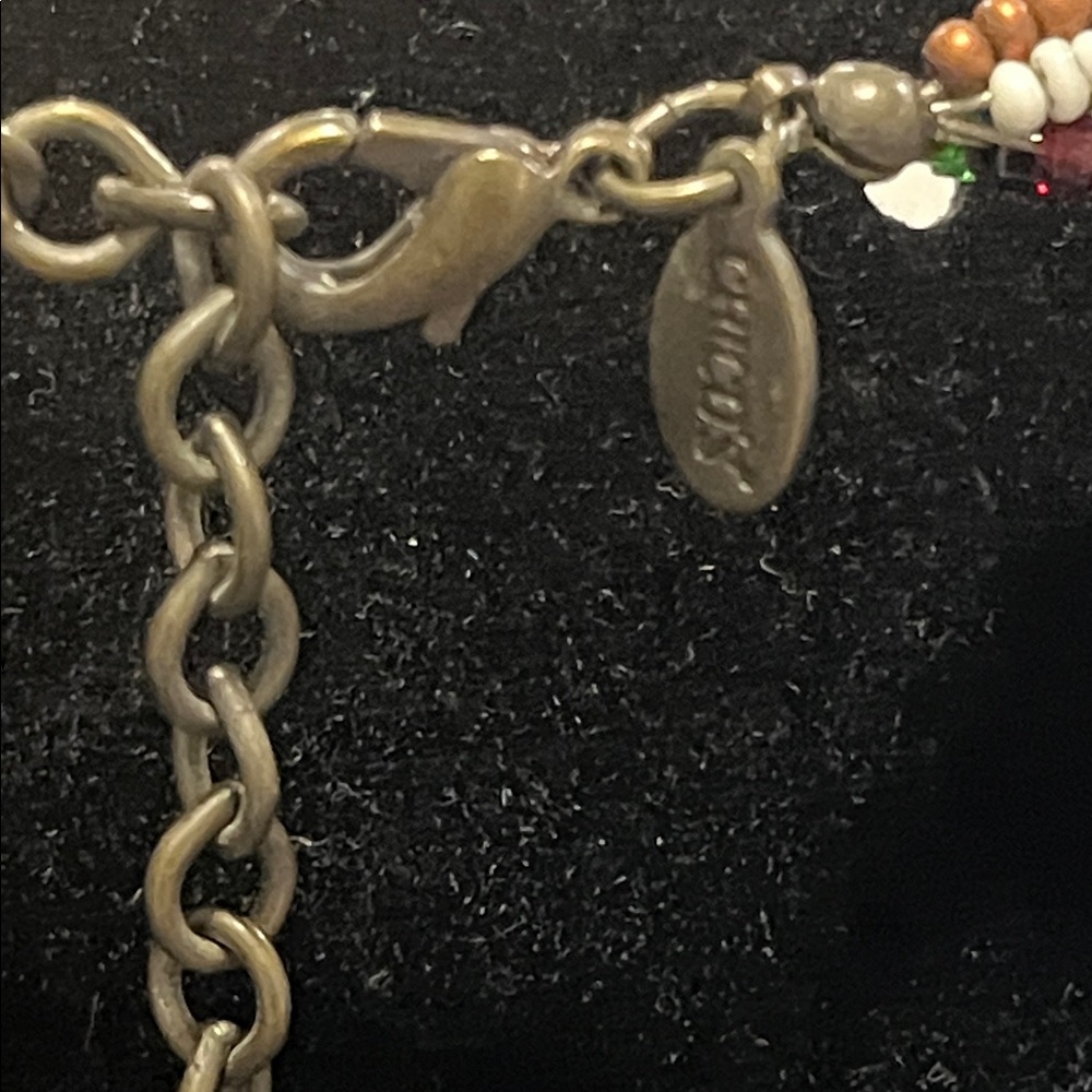 Chico’s Multistrand Beaded Statement Necklace - image 8